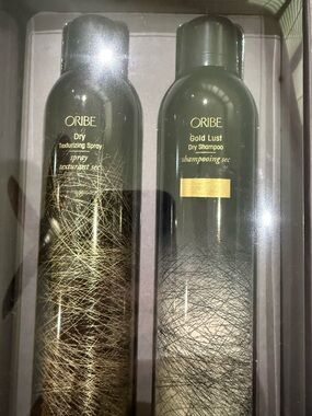 Oribe Dry Texturizing Spray (286 ml) & Gold Lust Dry Shampoo (300 ml)- Full Size
